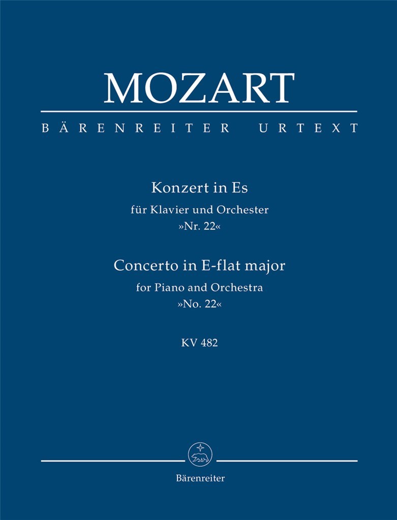 Piano Concerto 22 K482 Study score